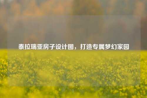 泰拉瑞亚房子设计图,打造专属梦幻家园