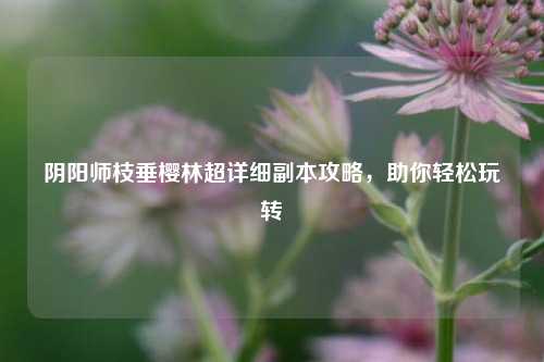 阴阳师枝垂樱林超详细副本攻略,助你轻松玩转